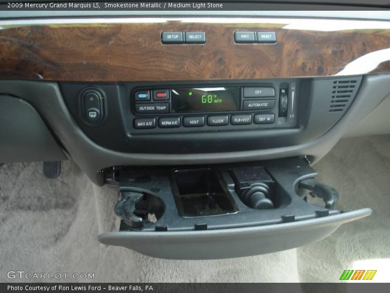 Smokestone Metallic / Medium Light Stone 2009 Mercury Grand Marquis LS