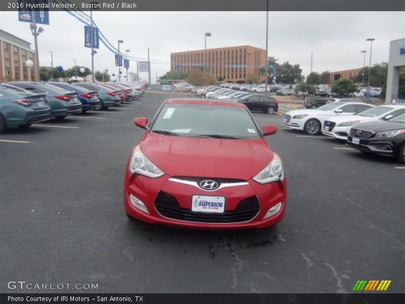 Boston Red / Black 2016 Hyundai Veloster