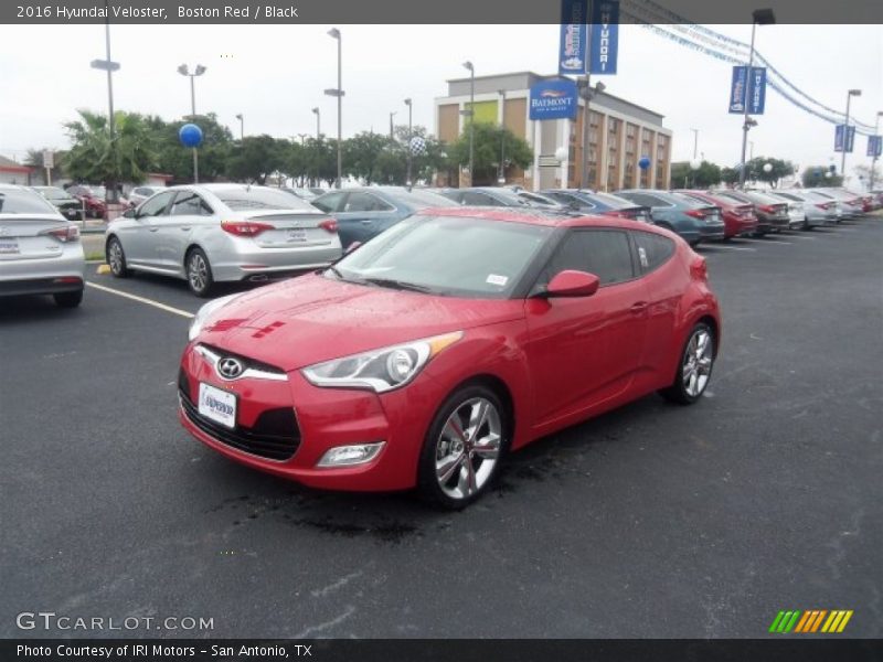 Boston Red / Black 2016 Hyundai Veloster