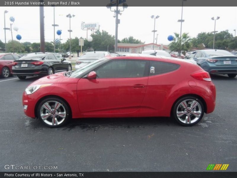 Boston Red / Black 2016 Hyundai Veloster