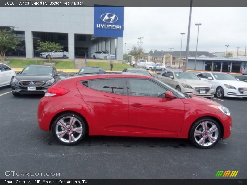 Boston Red / Black 2016 Hyundai Veloster