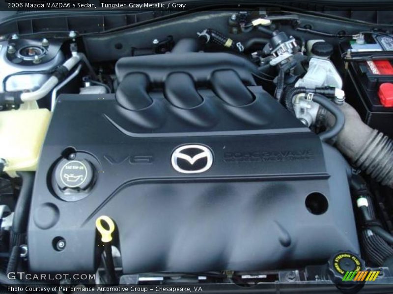 Tungsten Gray Metallic / Gray 2006 Mazda MAZDA6 s Sedan