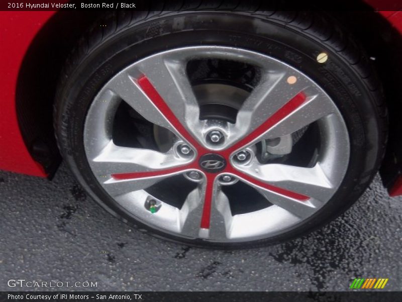 Boston Red / Black 2016 Hyundai Veloster