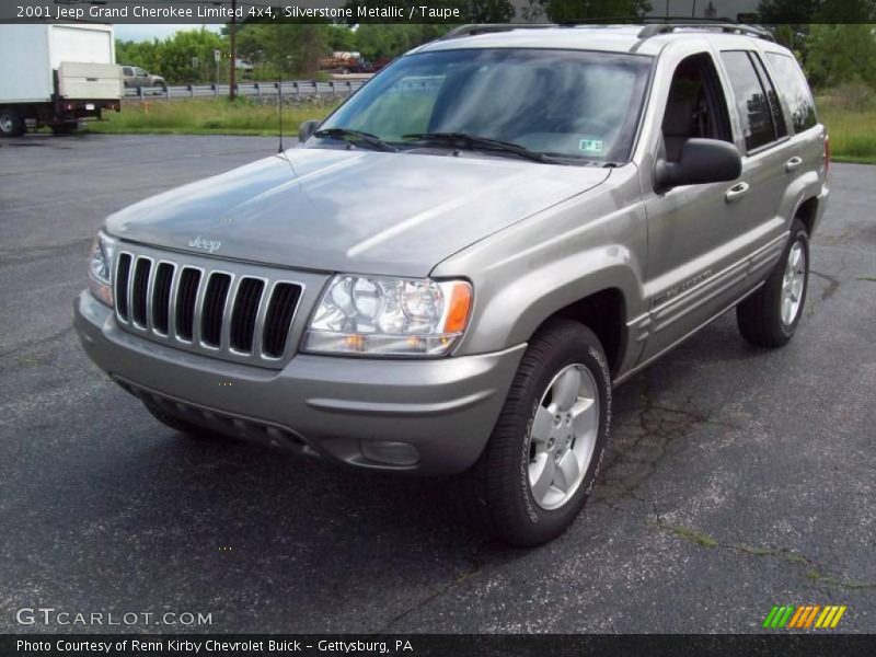 Silverstone Metallic / Taupe 2001 Jeep Grand Cherokee Limited 4x4