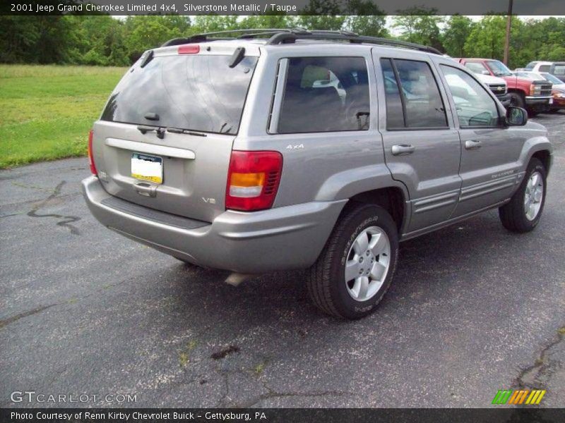 Silverstone Metallic / Taupe 2001 Jeep Grand Cherokee Limited 4x4