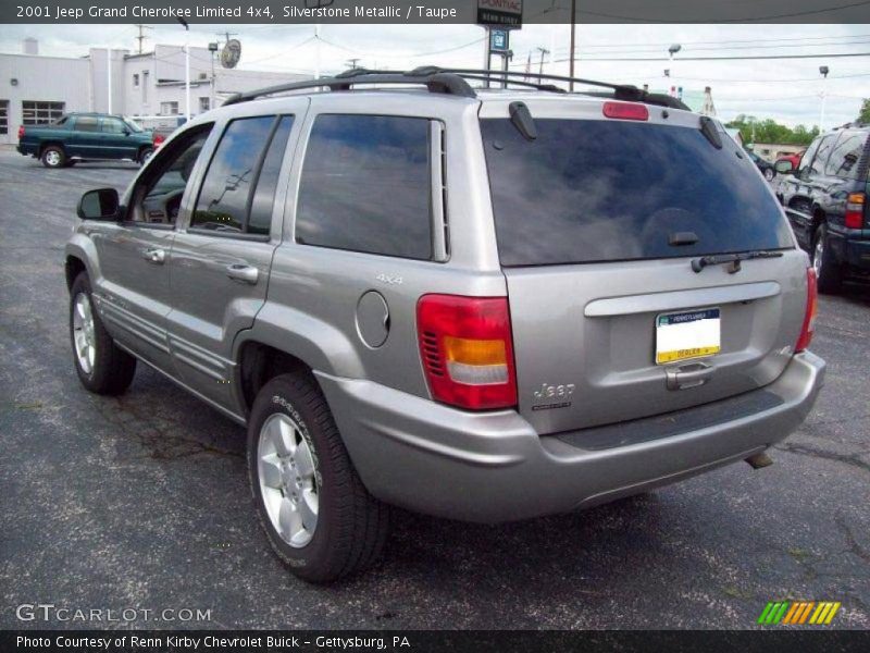 Silverstone Metallic / Taupe 2001 Jeep Grand Cherokee Limited 4x4