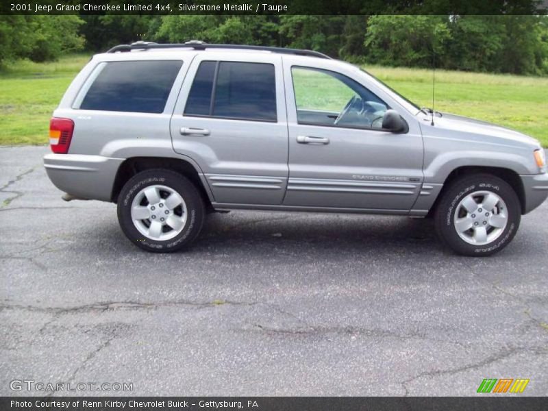 Silverstone Metallic / Taupe 2001 Jeep Grand Cherokee Limited 4x4
