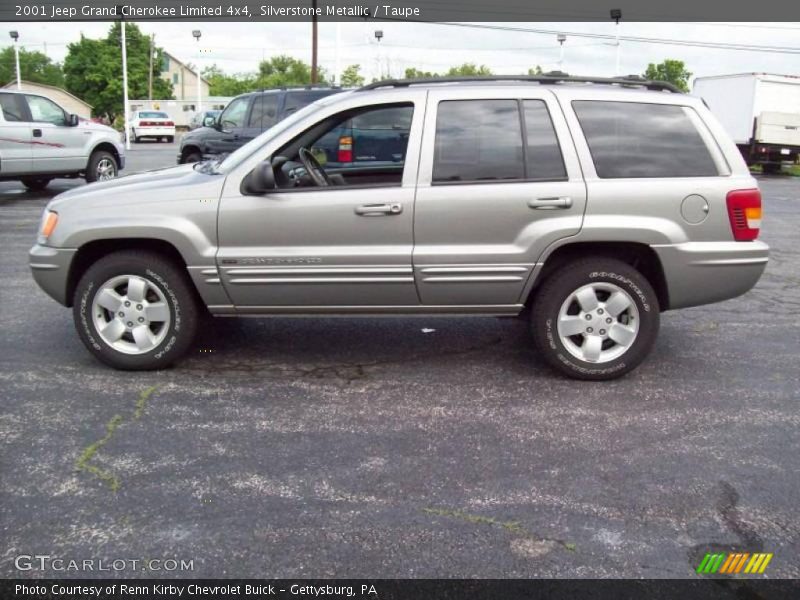 Silverstone Metallic / Taupe 2001 Jeep Grand Cherokee Limited 4x4