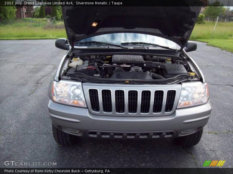 Silverstone Metallic / Taupe 2001 Jeep Grand Cherokee Limited 4x4