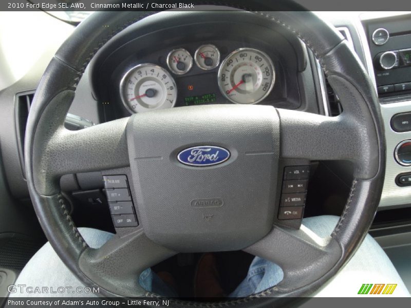 Cinnamon Metallic / Charcoal Black 2010 Ford Edge SEL AWD