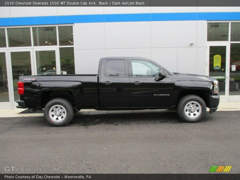 Black / Dark Ash/Jet Black 2016 Chevrolet Silverado 1500 WT Double Cab 4x4
