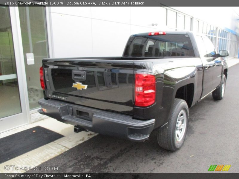 Black / Dark Ash/Jet Black 2016 Chevrolet Silverado 1500 WT Double Cab 4x4