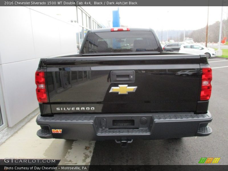 Black / Dark Ash/Jet Black 2016 Chevrolet Silverado 1500 WT Double Cab 4x4