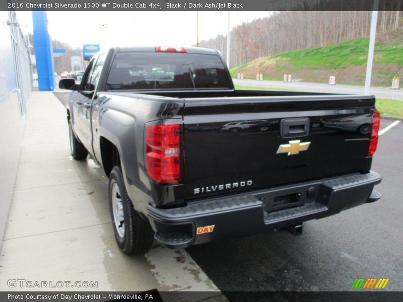 Black / Dark Ash/Jet Black 2016 Chevrolet Silverado 1500 WT Double Cab 4x4