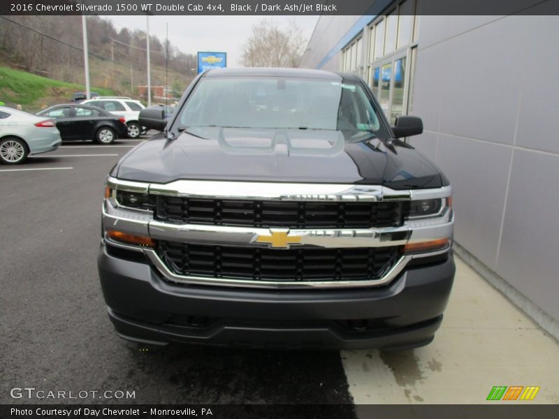 Black / Dark Ash/Jet Black 2016 Chevrolet Silverado 1500 WT Double Cab 4x4