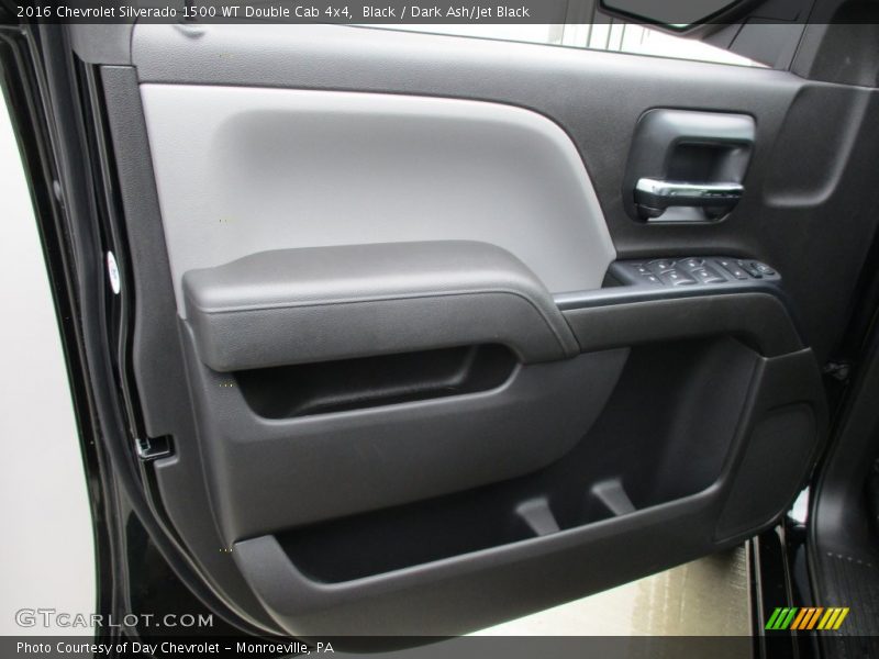 Black / Dark Ash/Jet Black 2016 Chevrolet Silverado 1500 WT Double Cab 4x4