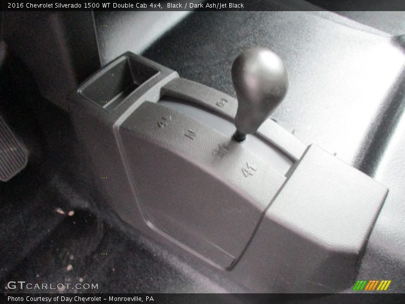 Black / Dark Ash/Jet Black 2016 Chevrolet Silverado 1500 WT Double Cab 4x4