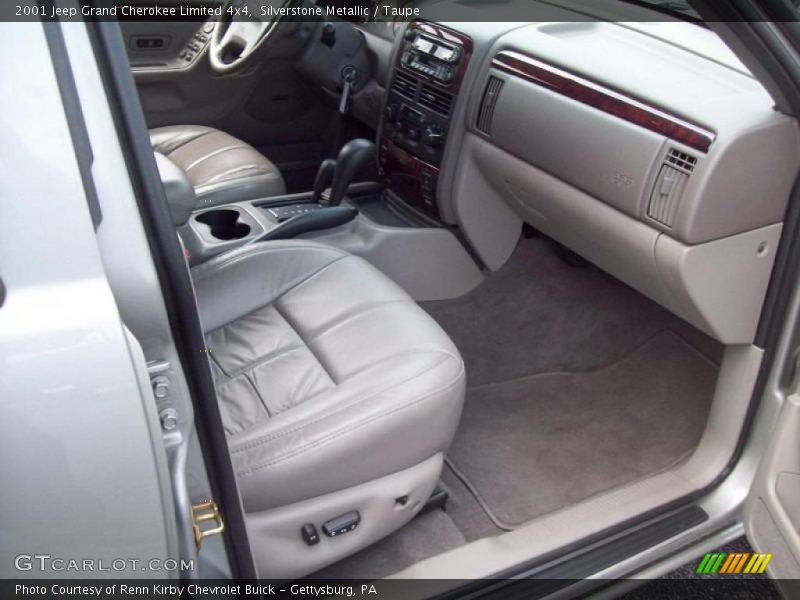 Silverstone Metallic / Taupe 2001 Jeep Grand Cherokee Limited 4x4