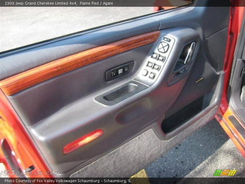 Flame Red / Agate 1999 Jeep Grand Cherokee Limited 4x4