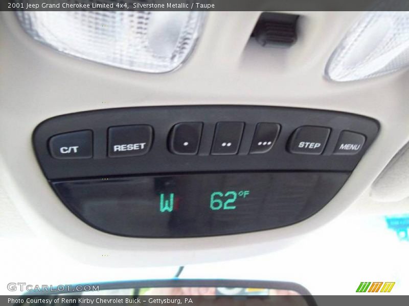 Silverstone Metallic / Taupe 2001 Jeep Grand Cherokee Limited 4x4