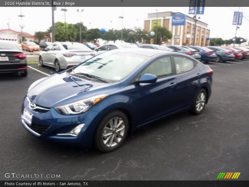 Blue / Beige 2016 Hyundai Elantra SE