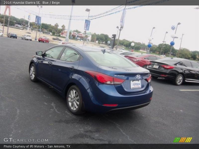 Blue / Beige 2016 Hyundai Elantra SE