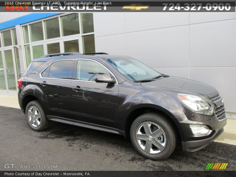 Tungsten Metallic / Jet Black 2016 Chevrolet Equinox LT AWD