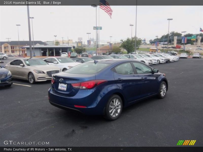 Blue / Beige 2016 Hyundai Elantra SE