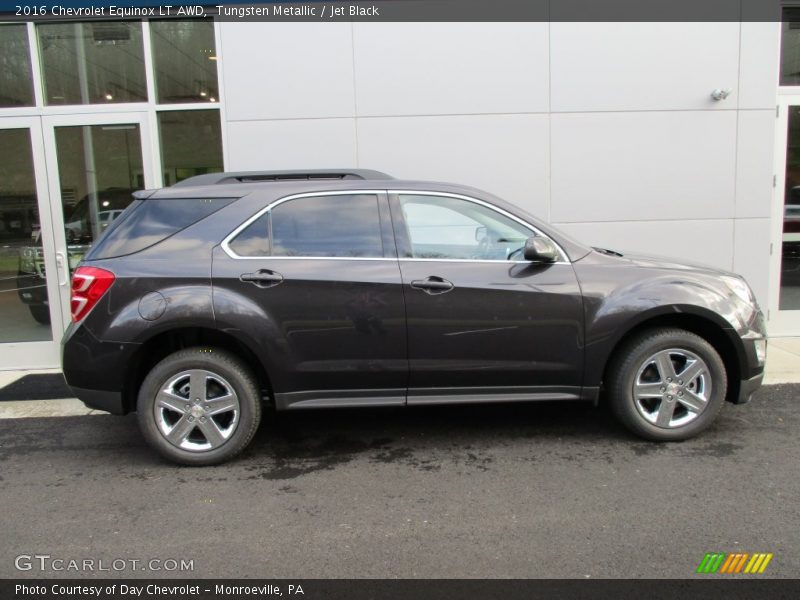 Tungsten Metallic / Jet Black 2016 Chevrolet Equinox LT AWD