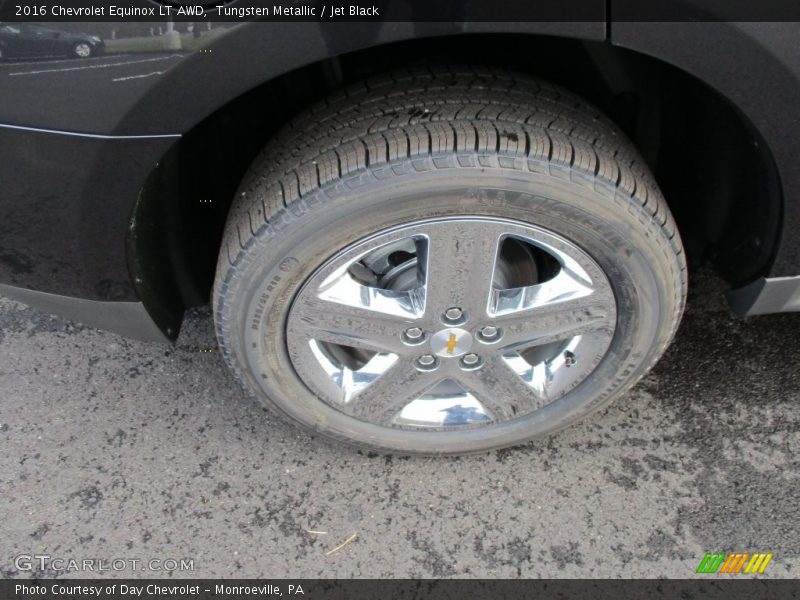Tungsten Metallic / Jet Black 2016 Chevrolet Equinox LT AWD
