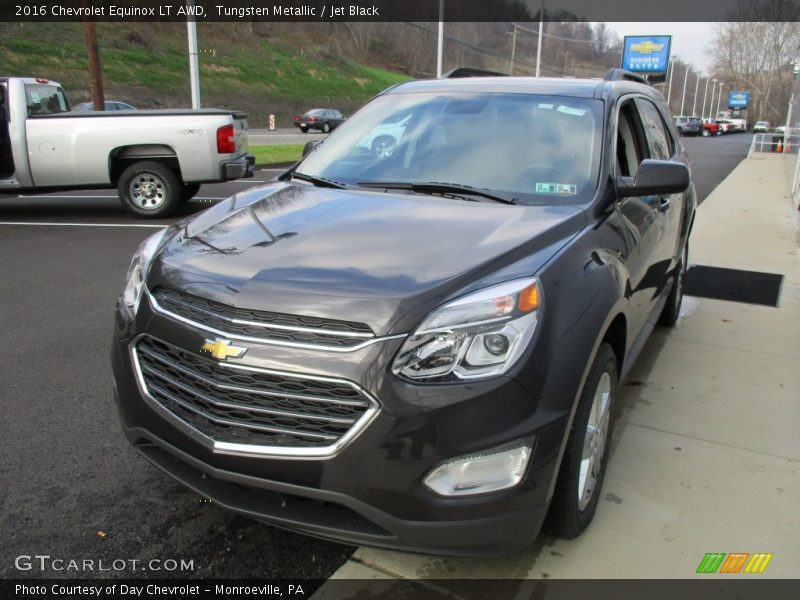 Tungsten Metallic / Jet Black 2016 Chevrolet Equinox LT AWD