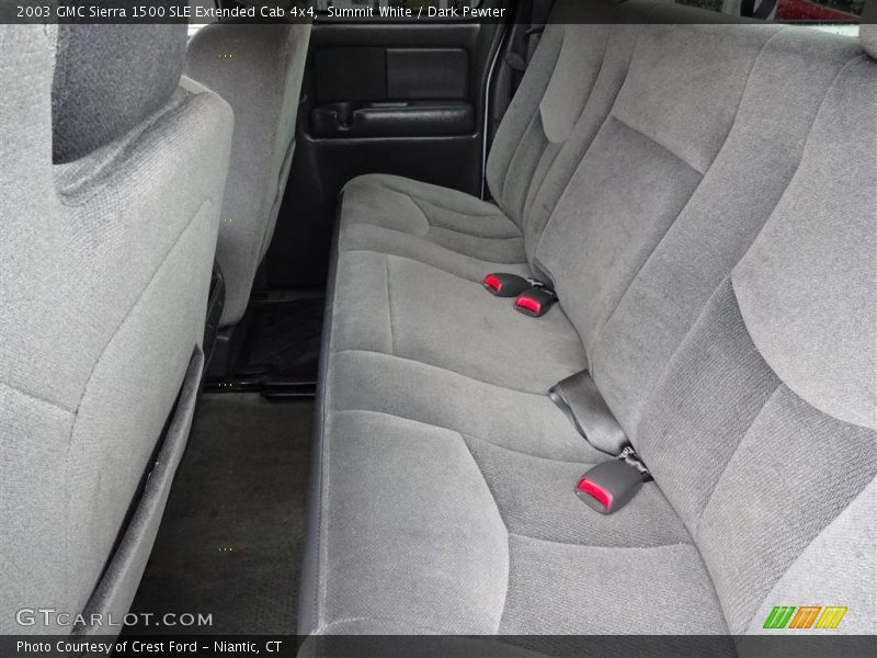 Summit White / Dark Pewter 2003 GMC Sierra 1500 SLE Extended Cab 4x4
