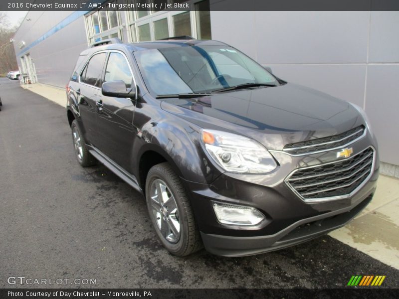 Tungsten Metallic / Jet Black 2016 Chevrolet Equinox LT AWD
