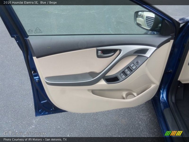 Blue / Beige 2016 Hyundai Elantra SE