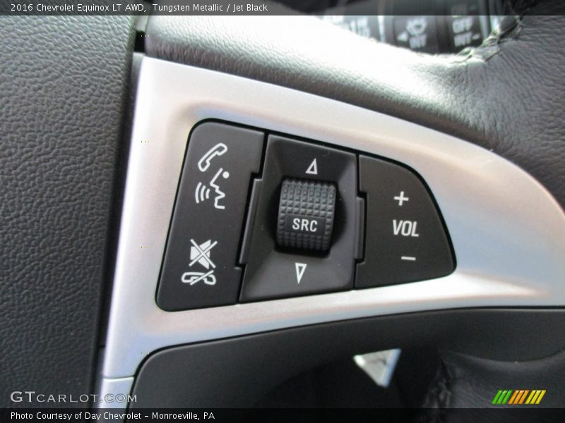 Tungsten Metallic / Jet Black 2016 Chevrolet Equinox LT AWD