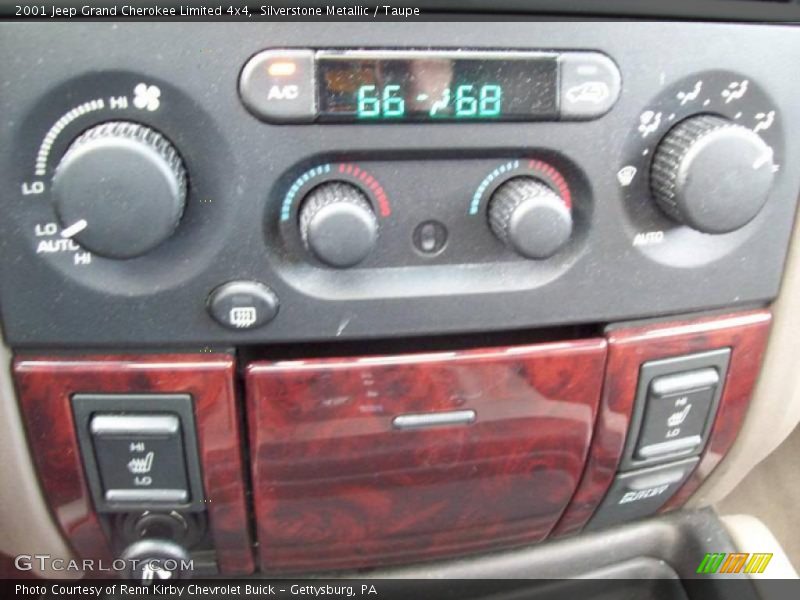 Silverstone Metallic / Taupe 2001 Jeep Grand Cherokee Limited 4x4