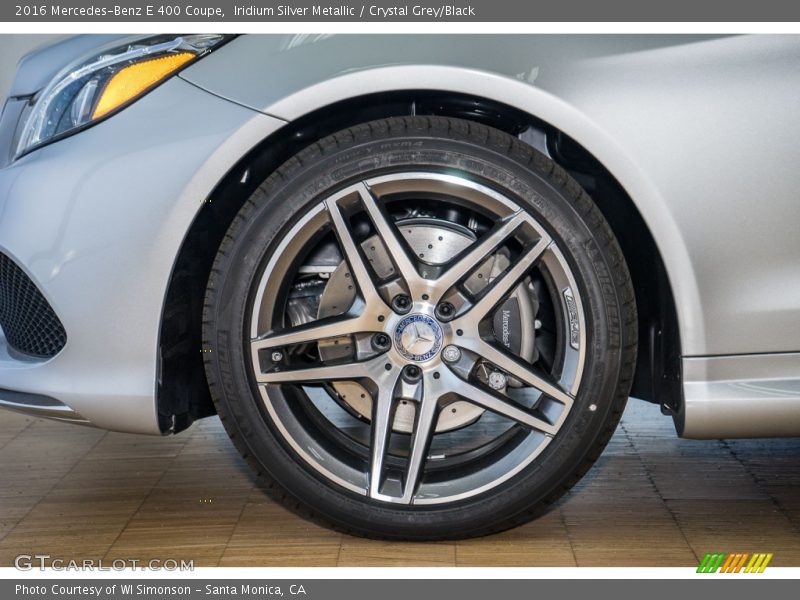Iridium Silver Metallic / Crystal Grey/Black 2016 Mercedes-Benz E 400 Coupe