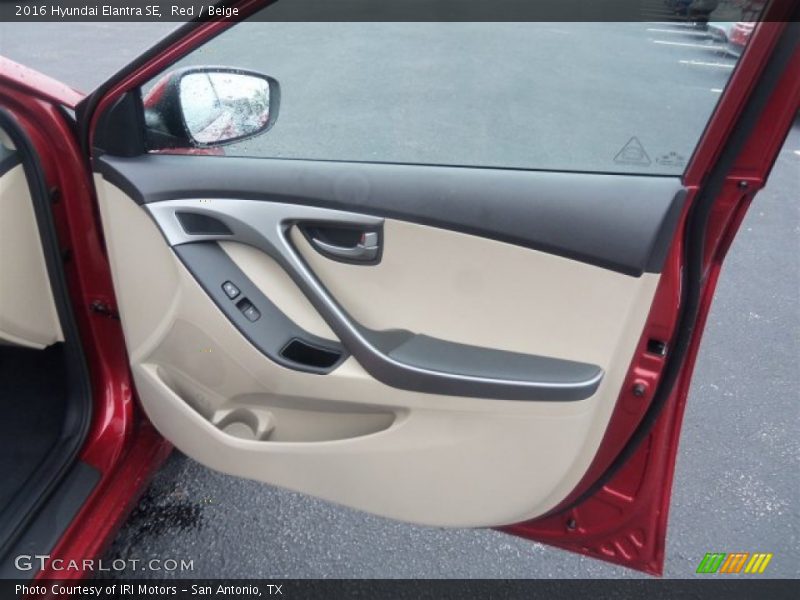 Red / Beige 2016 Hyundai Elantra SE