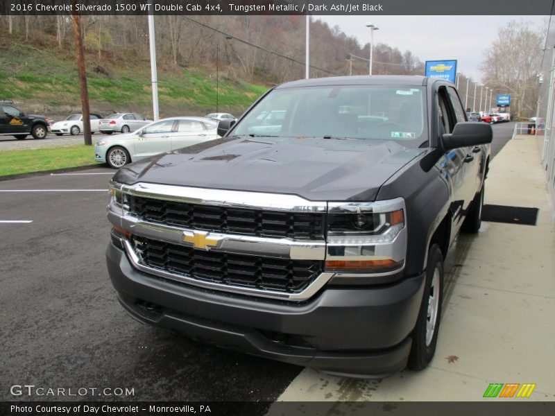 Tungsten Metallic / Dark Ash/Jet Black 2016 Chevrolet Silverado 1500 WT Double Cab 4x4