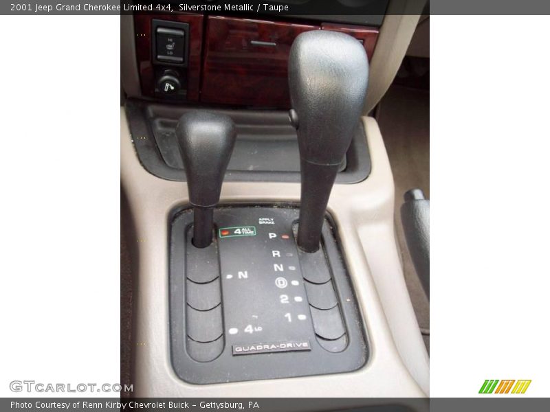 Silverstone Metallic / Taupe 2001 Jeep Grand Cherokee Limited 4x4