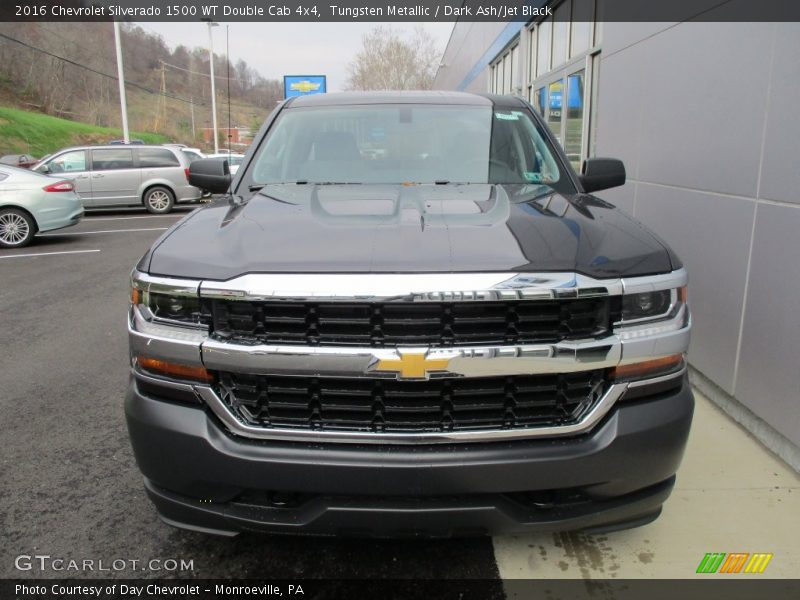 Tungsten Metallic / Dark Ash/Jet Black 2016 Chevrolet Silverado 1500 WT Double Cab 4x4