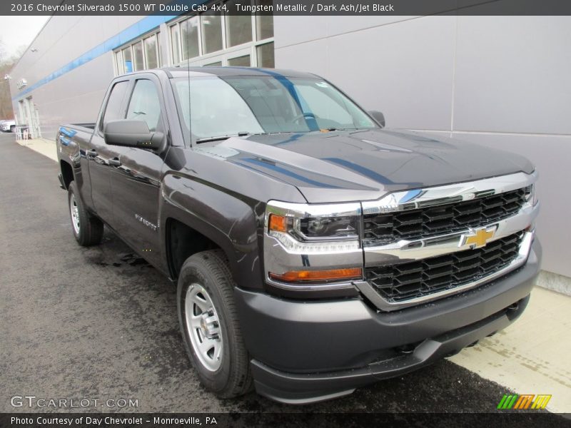 Tungsten Metallic / Dark Ash/Jet Black 2016 Chevrolet Silverado 1500 WT Double Cab 4x4
