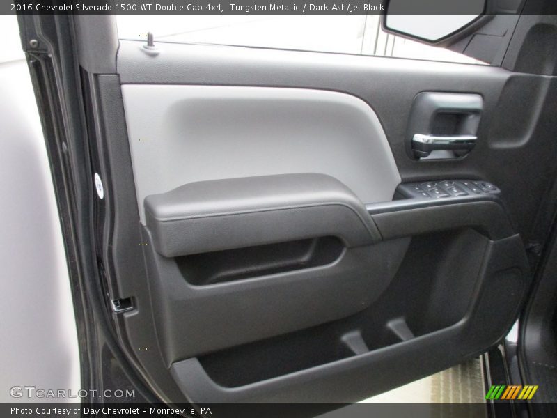 Tungsten Metallic / Dark Ash/Jet Black 2016 Chevrolet Silverado 1500 WT Double Cab 4x4