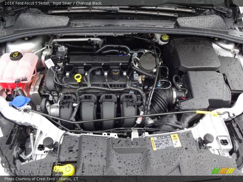 Ingot Silver / Charcoal Black 2016 Ford Focus S Sedan