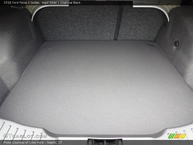 Ingot Silver / Charcoal Black 2016 Ford Focus S Sedan