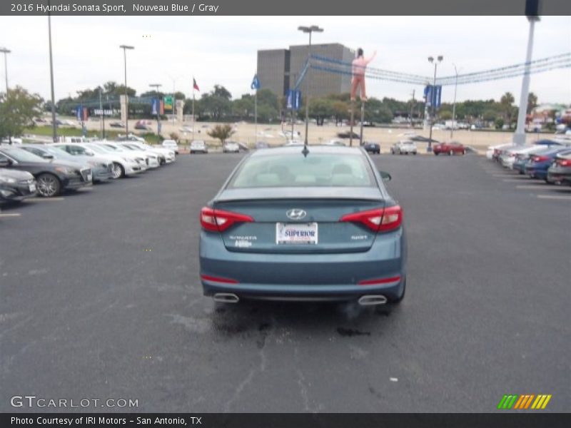 Nouveau Blue / Gray 2016 Hyundai Sonata Sport