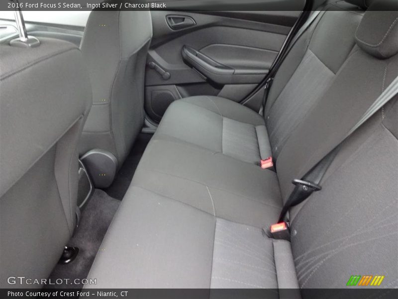 Ingot Silver / Charcoal Black 2016 Ford Focus S Sedan