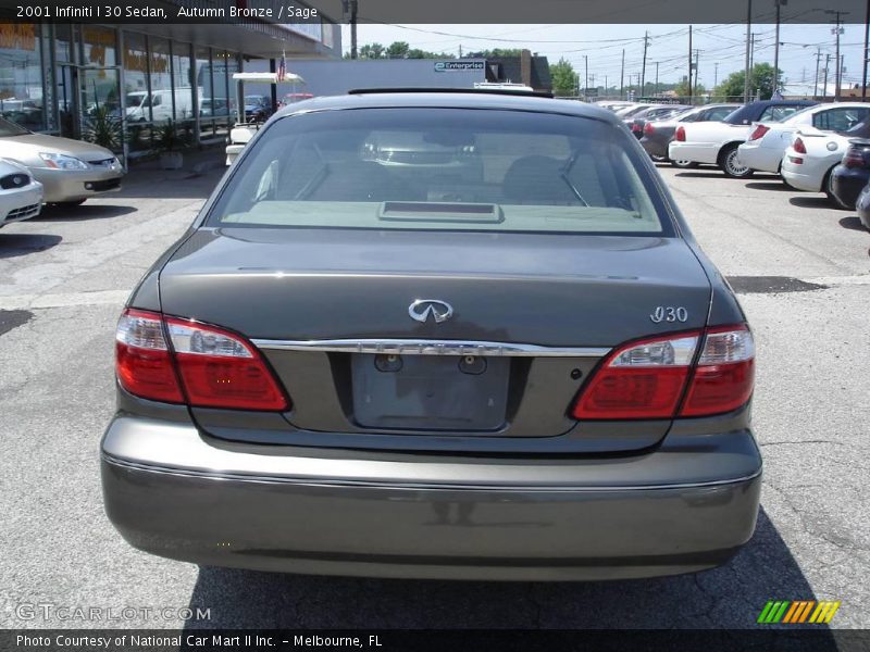 Autumn Bronze / Sage 2001 Infiniti I 30 Sedan