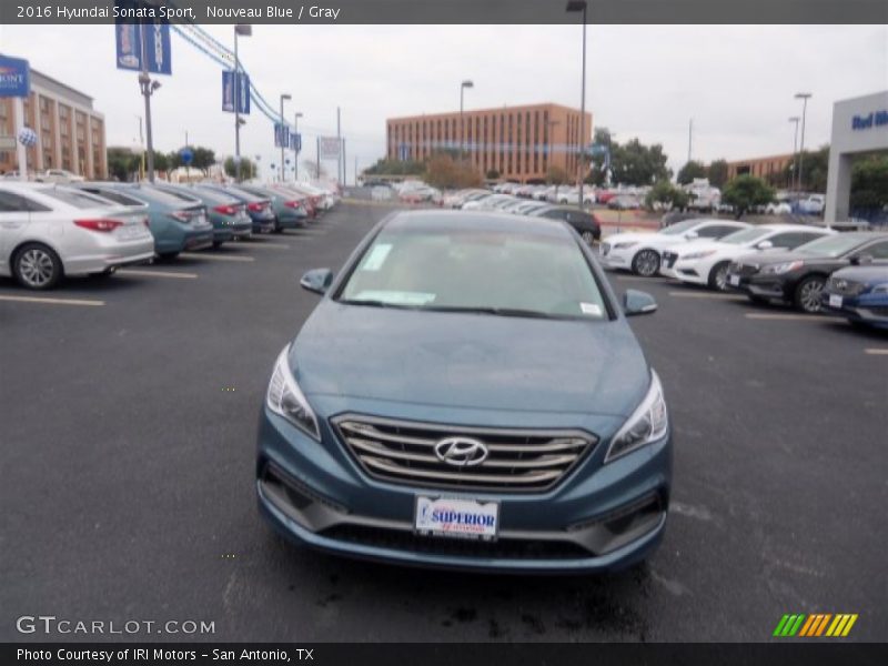 Nouveau Blue / Gray 2016 Hyundai Sonata Sport