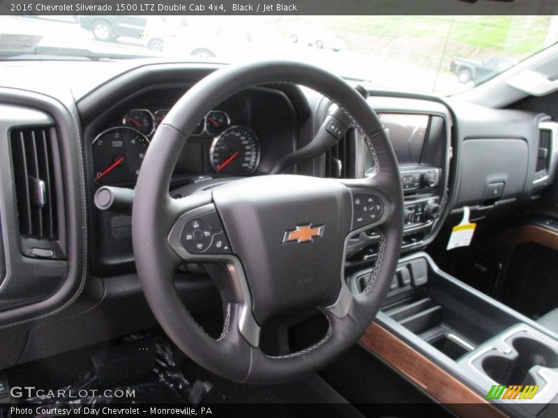 Black / Jet Black 2016 Chevrolet Silverado 1500 LTZ Double Cab 4x4